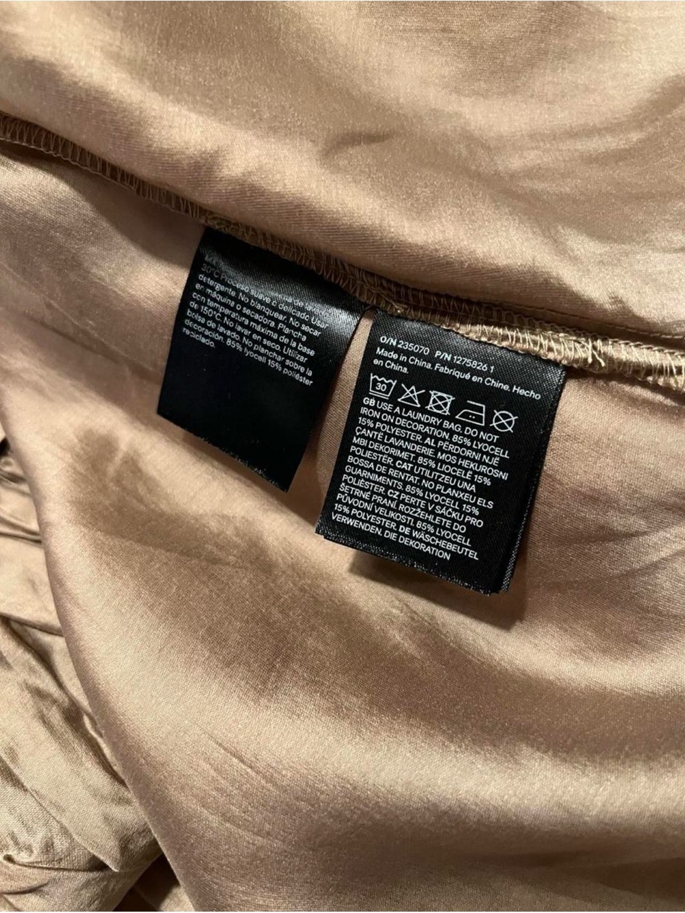 NWT H&M Lyocell-Blend Oversized Blouse S - Picture 5 of 5